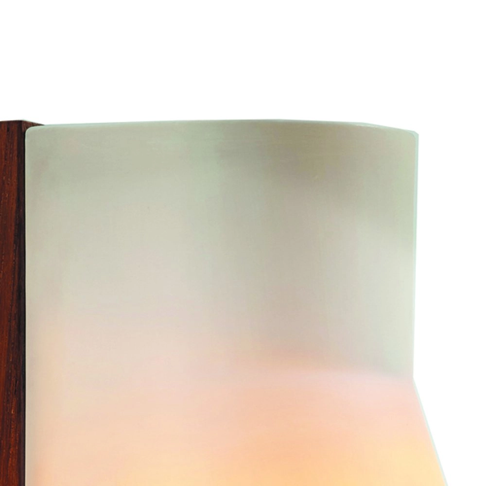 Houten buitenlamp Beacon met wit Royal Botania