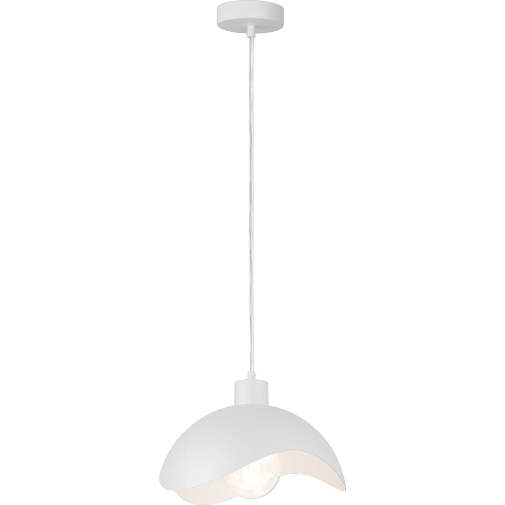 Design hanglamp Volta Ø30cm - golvend - wit