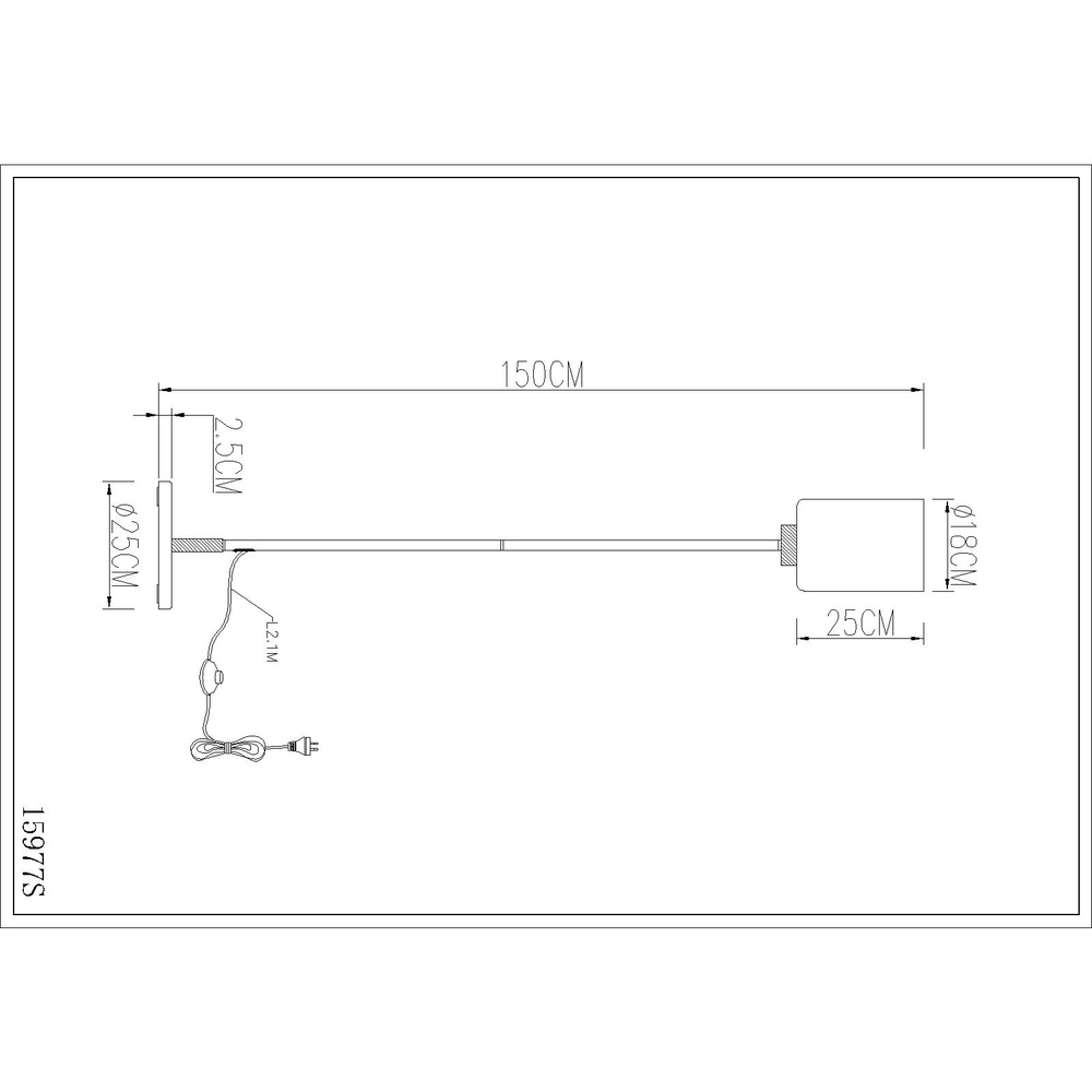 Vloerlamp Rowena zwart Globo 9007371580996