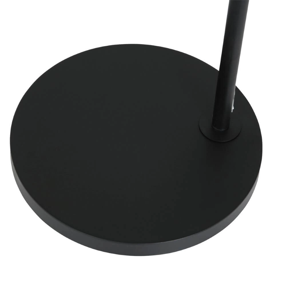 Landelijke vloerlamp Prestige Chic zwart met goud velvet Steinhauer 8712746145878
