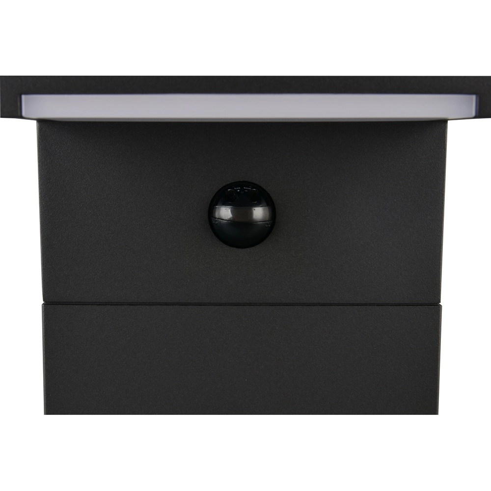 Moderne tuinlamp Ravi antraciet met sensor 100cm Trio 4017807686937