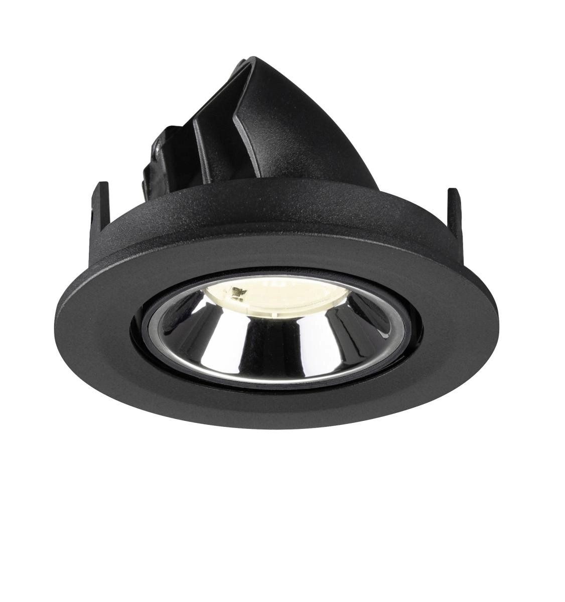 Inbouwspot Numinos Gimble S zwart/chroom 4000K - 40gr SLV 4024163313346