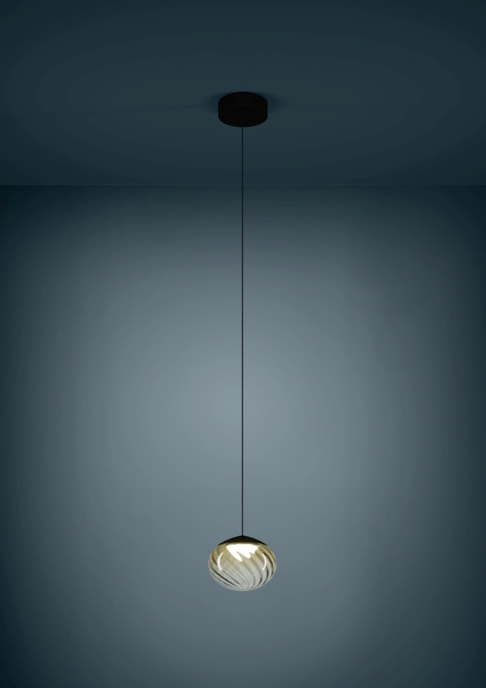 Hanglamp Pantoja zwart Ø 24cm Stars of Light 9008606357642