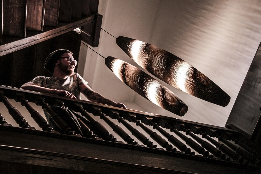 Skinny 210 kartonnen hanglamp Ø 21cm Think Paper 8720165407330