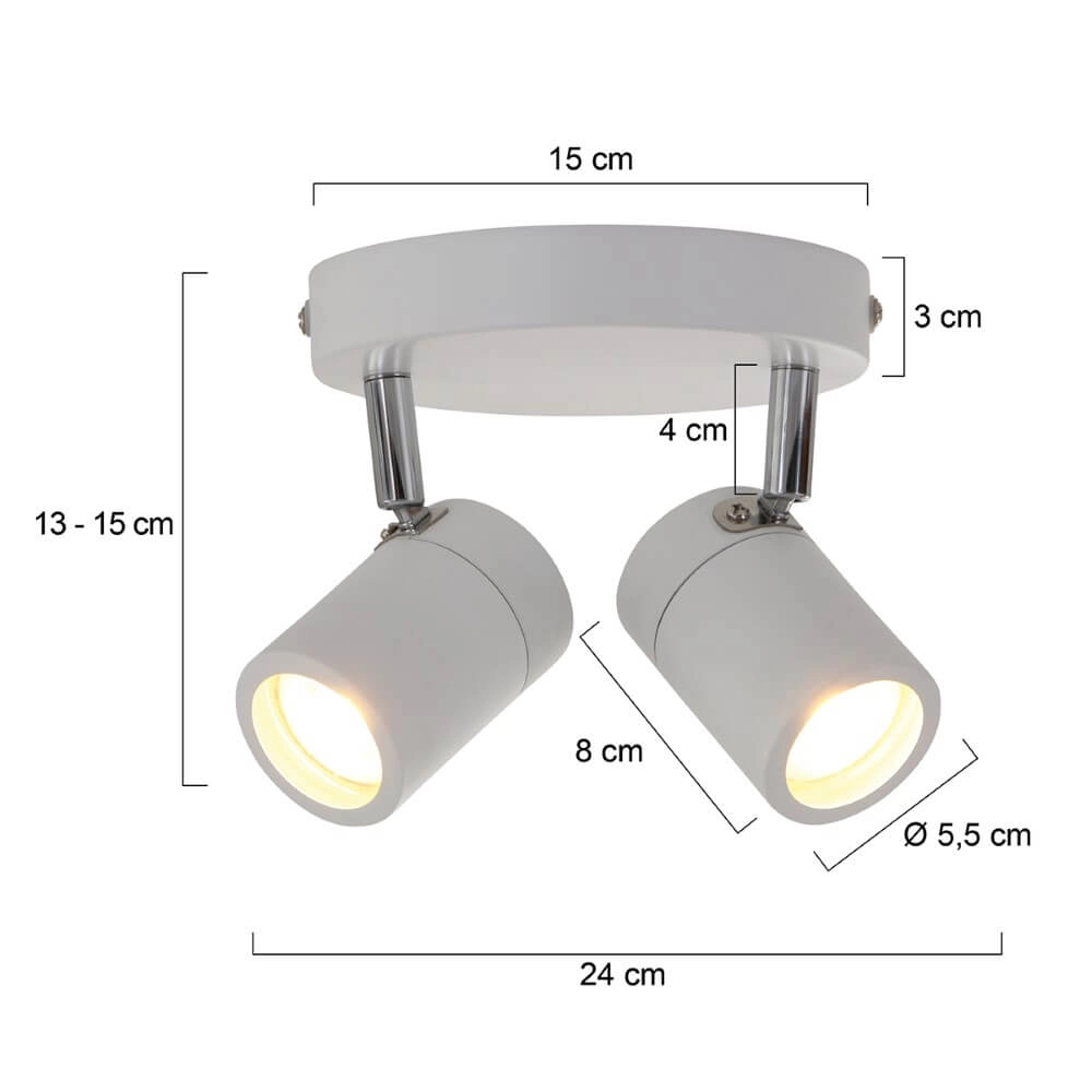 Badkamerspot Upround LED Steinhauer 8712746130089