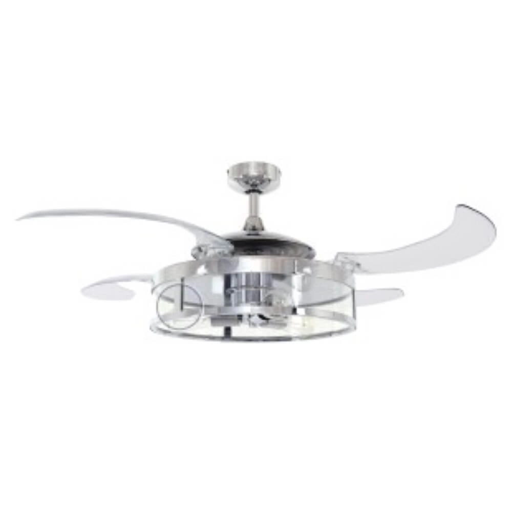 Chromen plafondventilator Fanway Classic Ø 122cm Chromen plafondventilator Fanway Classic Ø 122cm