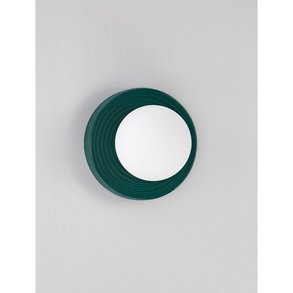 Wandlamp Orbique groen Ø 22cm Lyora 5212017483881