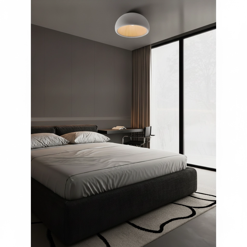 Moderne plafondlamp Davo grijs Ø 50cm
