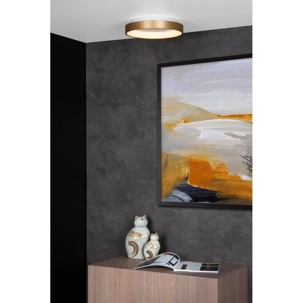 Plafonniere Vidal Ø 28cm goud Lucide 5411212460820
