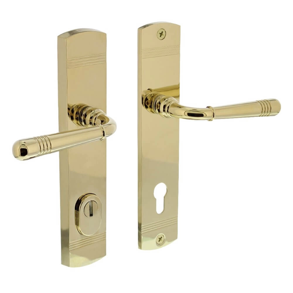 Achterdeurbeslag Helena PC 92mm messing Intersteel 8714186438404