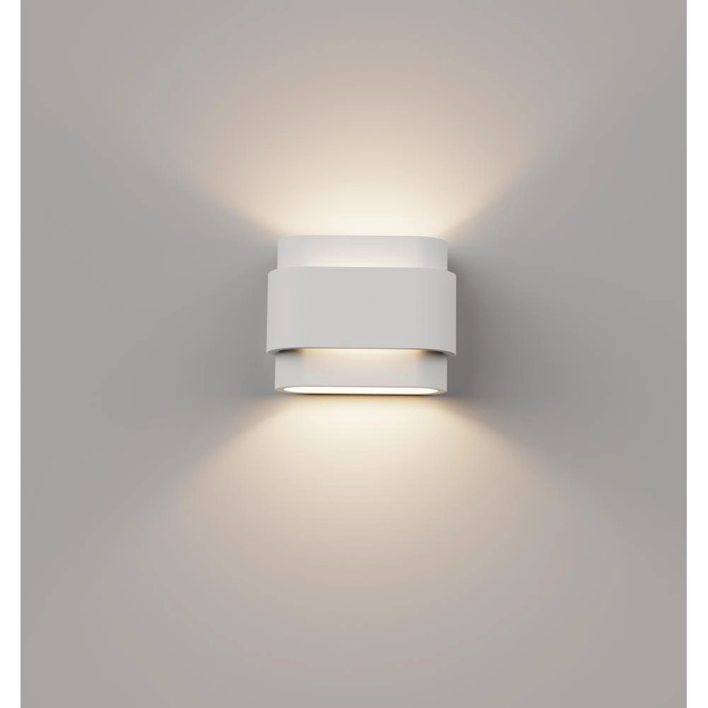 Unieke wandlamp Metz wit