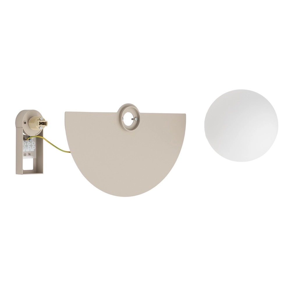 Wandlamp half Saturn zand bruin Lyora 5903139126038