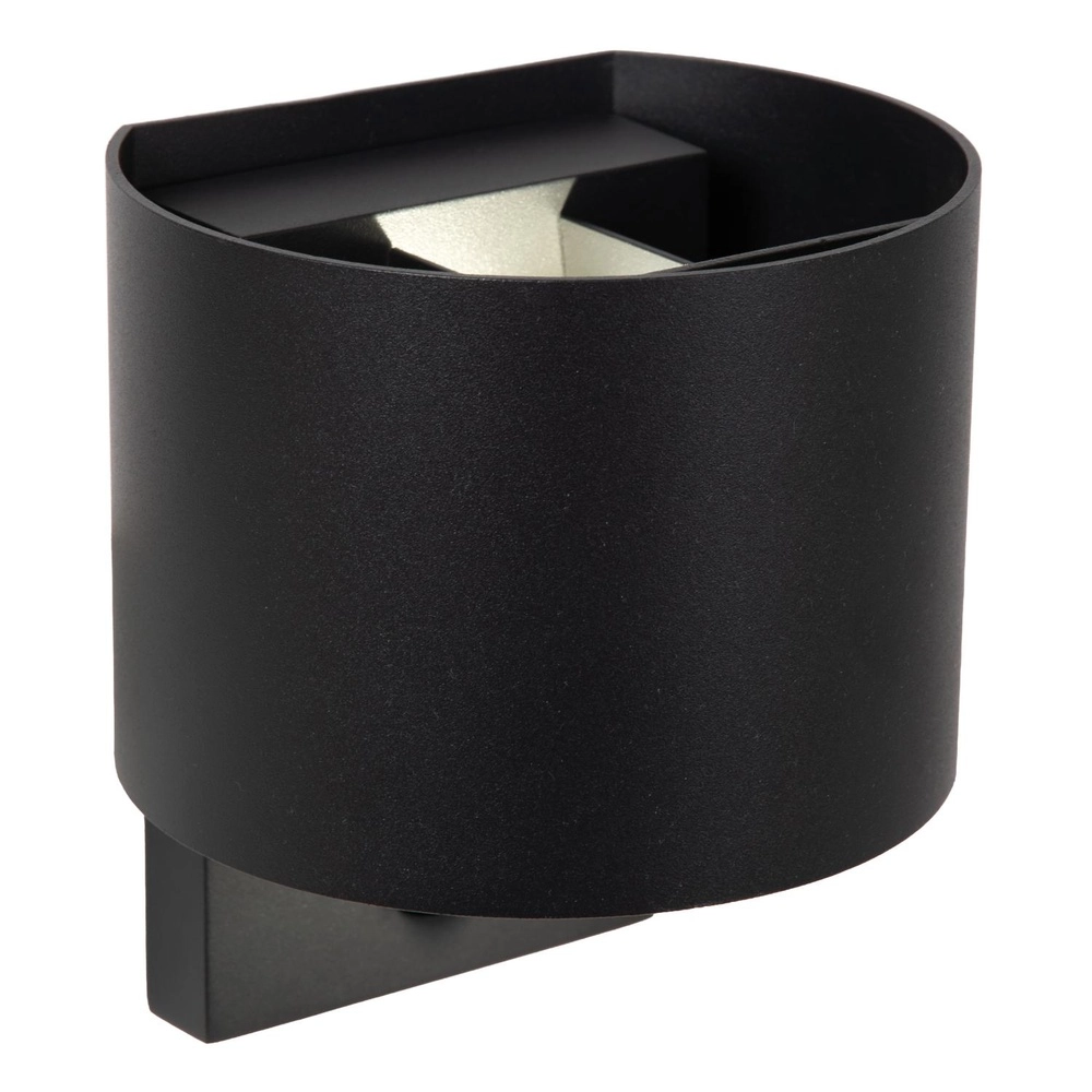 Ronde wandlamp Tadzio met sensor zwart Lucide 5411212690272