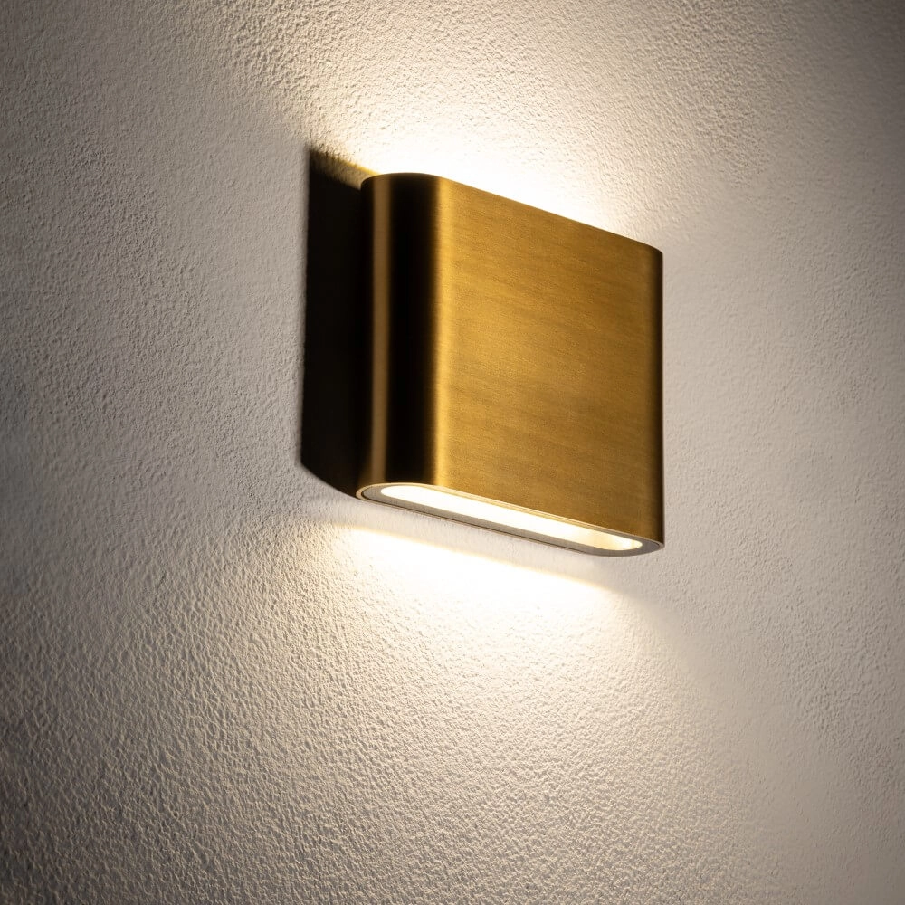 Brass wall lamp Semi S LED 11cm Lyora 5903139113656