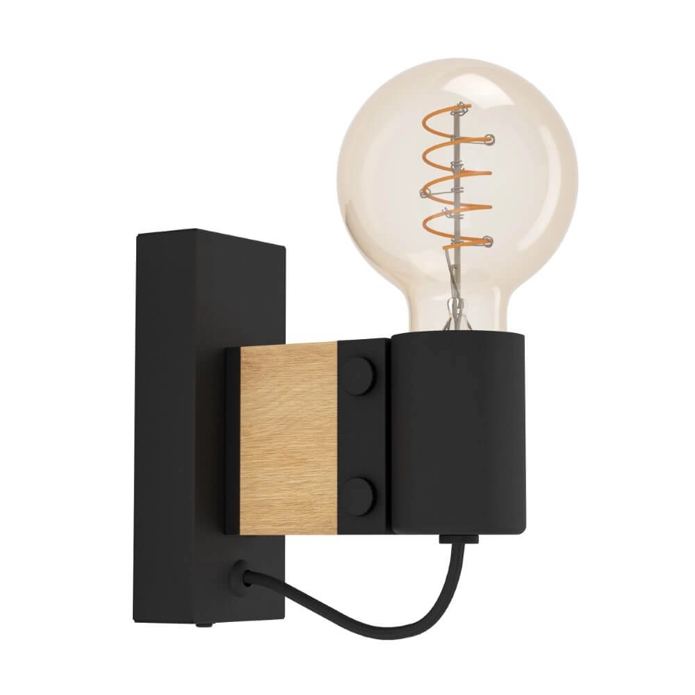Houten wandlamp Bailrigg Houten wandlamp Bailrigg