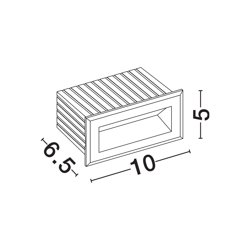 Design recessed light Vivion white Lyora 5212017453662