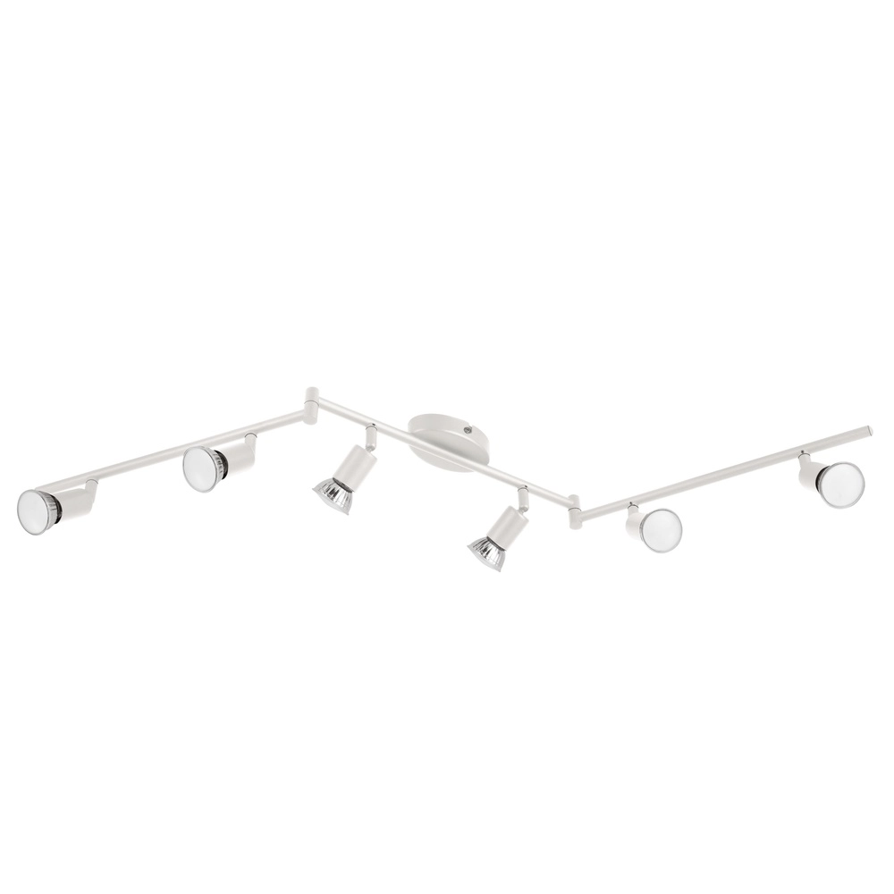 Plafondlamp Buzz-Led 6-lichts wit
