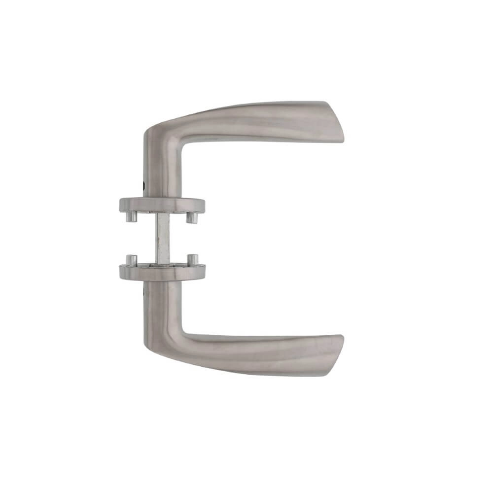 Design deurklink Vlinder rozet met nok RVS Intersteel 8714186130230