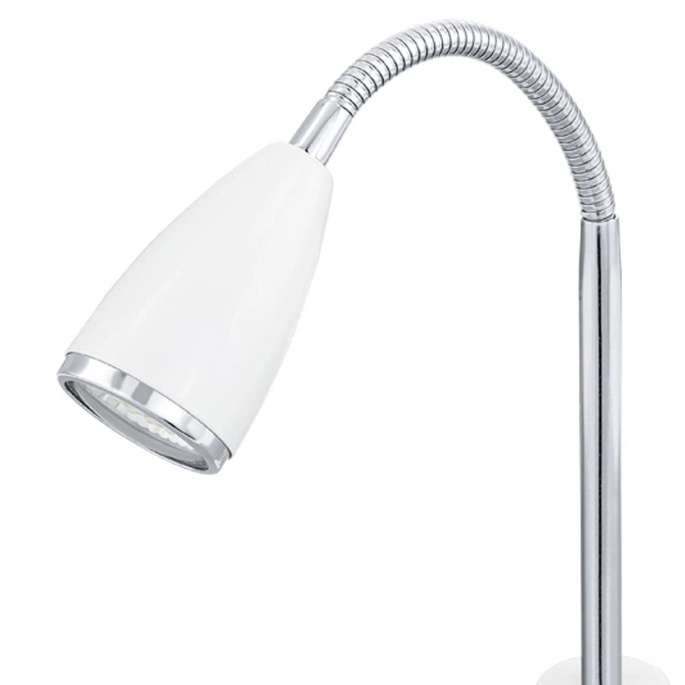 Bureaulamp Fox wit met chroom Eglo 9002759928728