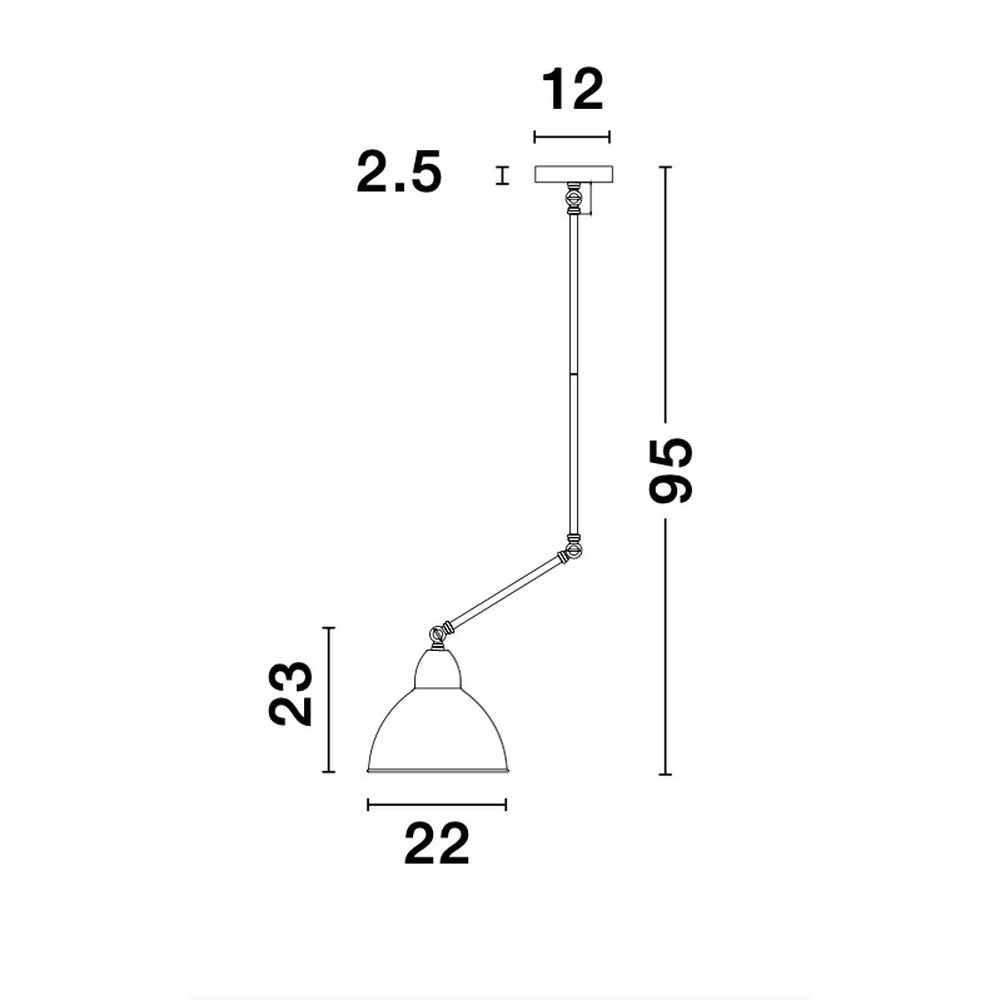 Plafondlamp Virgo zwart Lyora 5212017420732