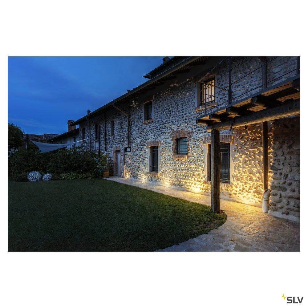 Grote led grondspot Dasar Flat warmwit licht SLV 4024163262071