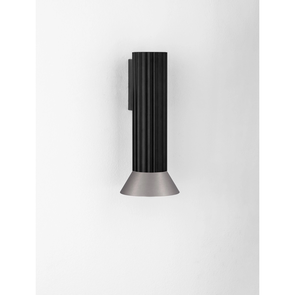 Wandspot Luvia zwart met brons Lyora 5212017475565