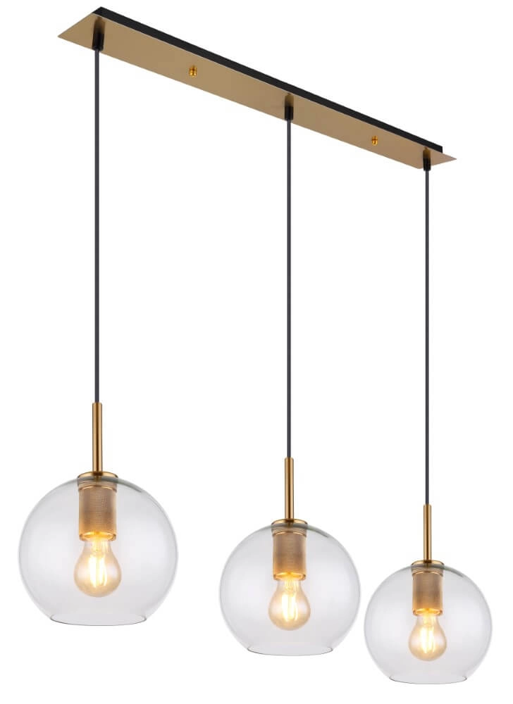 Glazen hanglamp Adara 3-lichts Globo 9007371405602