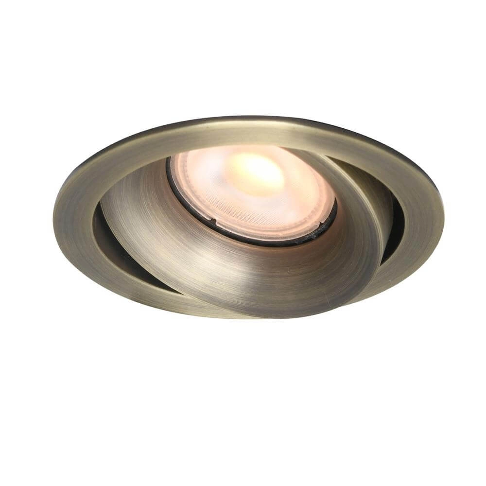Ronde inbouwspot Alice antiek brons Artdelight 8720701102866