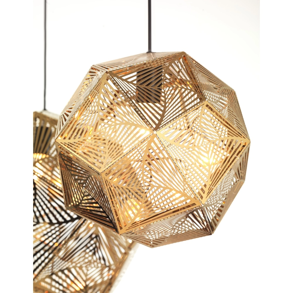 Design hanglamp Foggia Ø 32cm goud Lyora 5212017412836