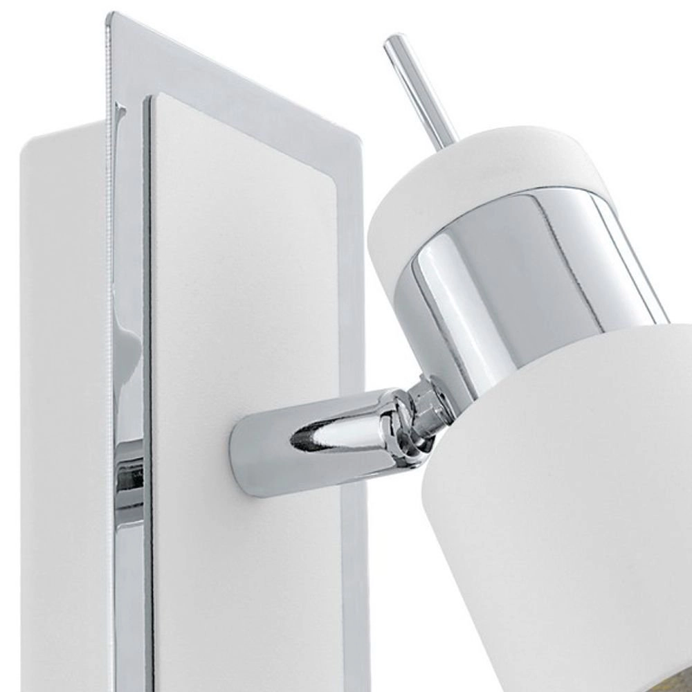 Ledspot Davida 16,5 cm metaalgrijs met wit Eglo 9002759920845