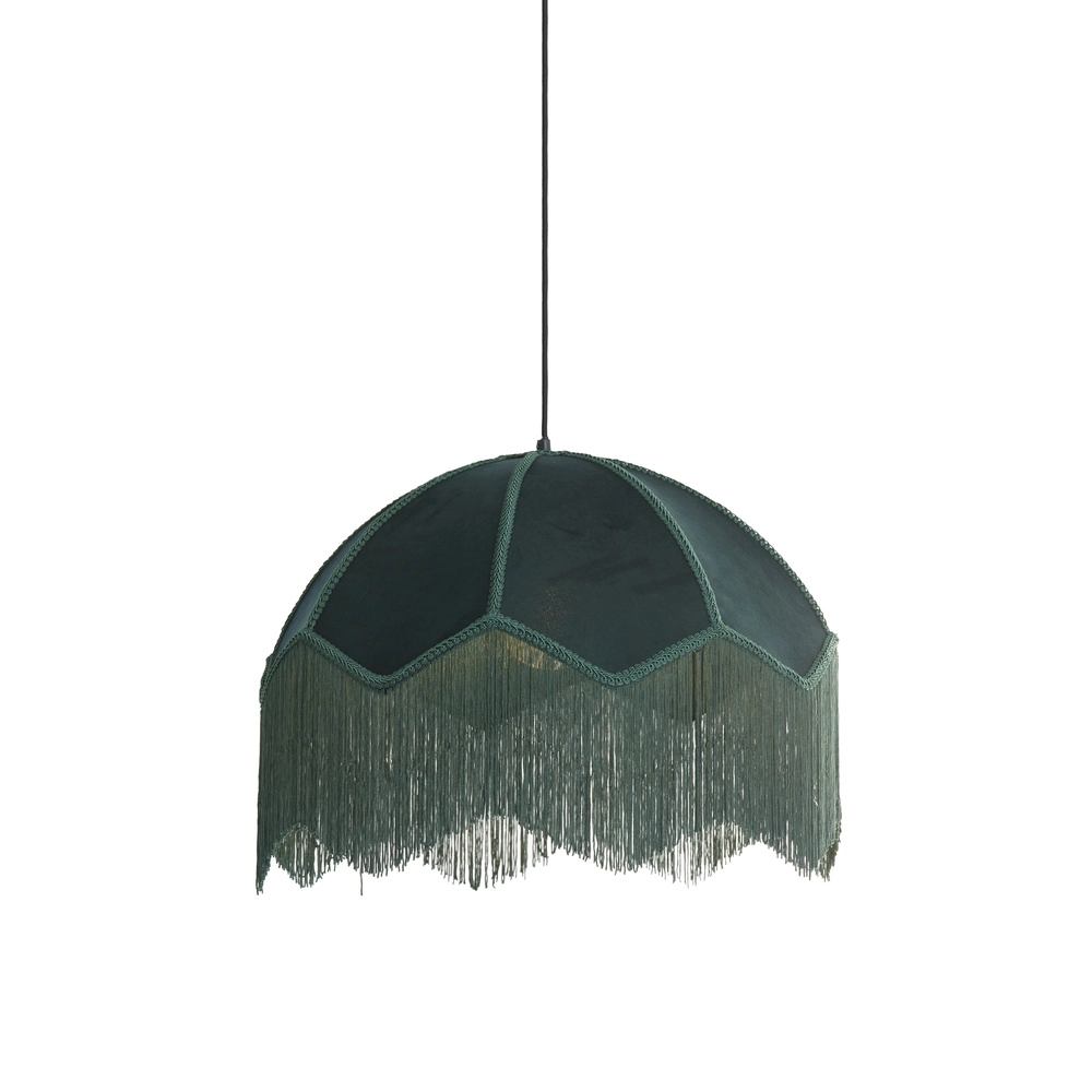 Hanglamp Malacia Ø 50cm - velvet groen Light & Living 8717807759285