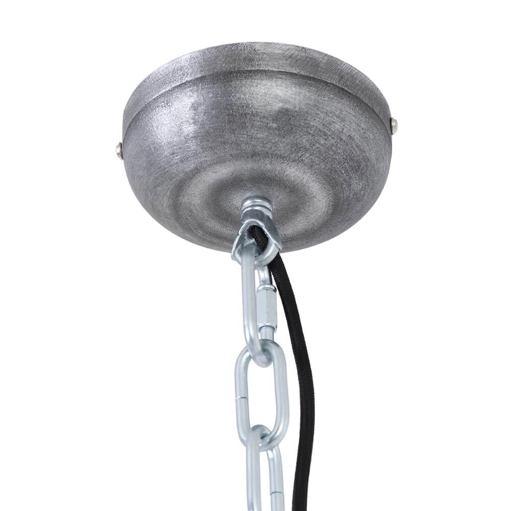 Hanglamp Bikkel blauw met metaalgrijs Steinhauer 8712746105162