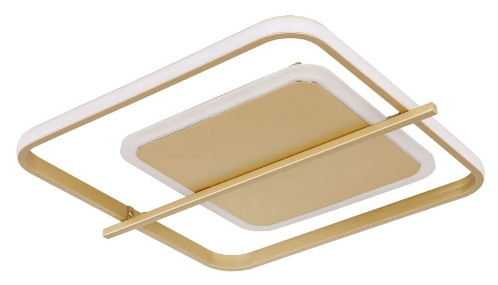 Gouden plafondlamp Reball vierkant Globo 9007371435791