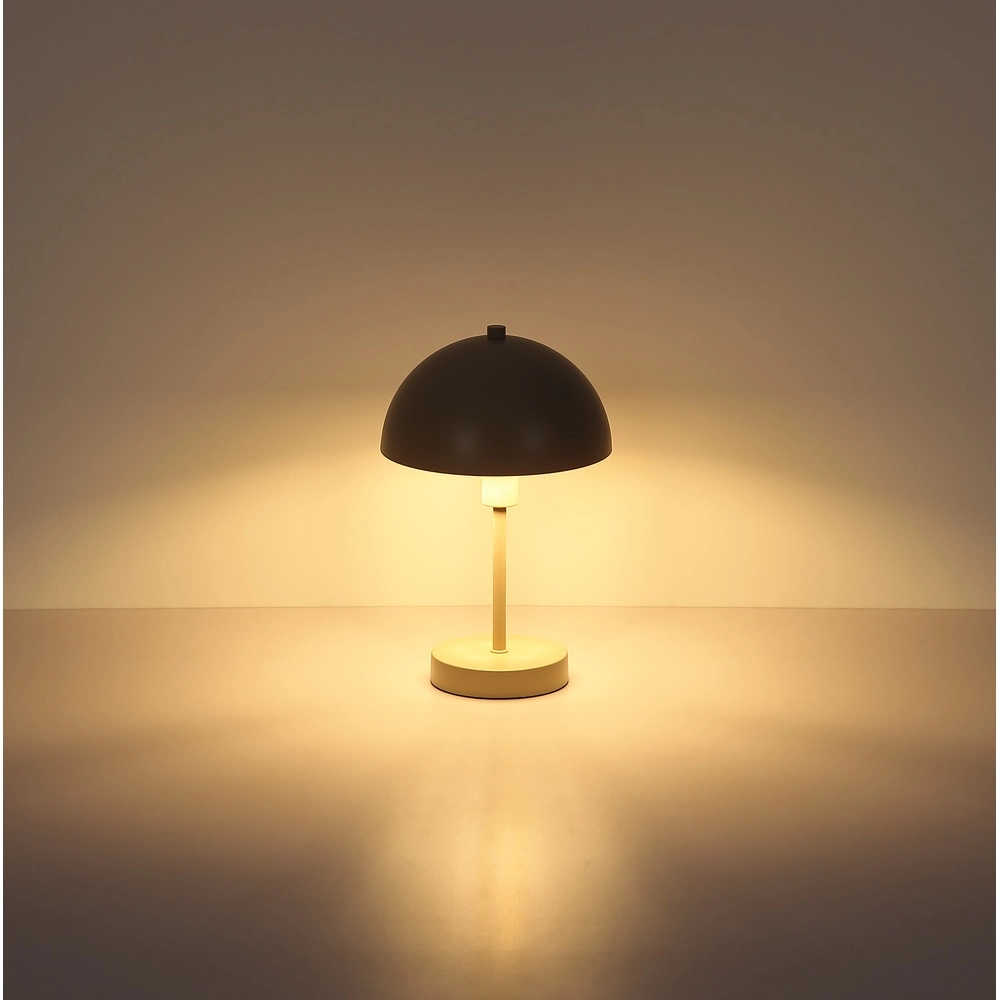 Moderne tafellamp Atoma I zand bruin Globo 9007371566051
