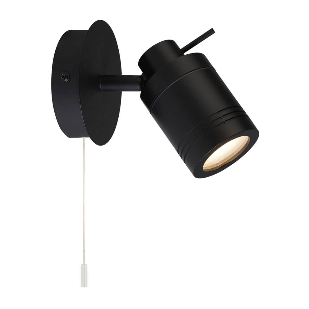 Badkamer wandspot Samson zwart Badkamer wandspot Samson zwart
