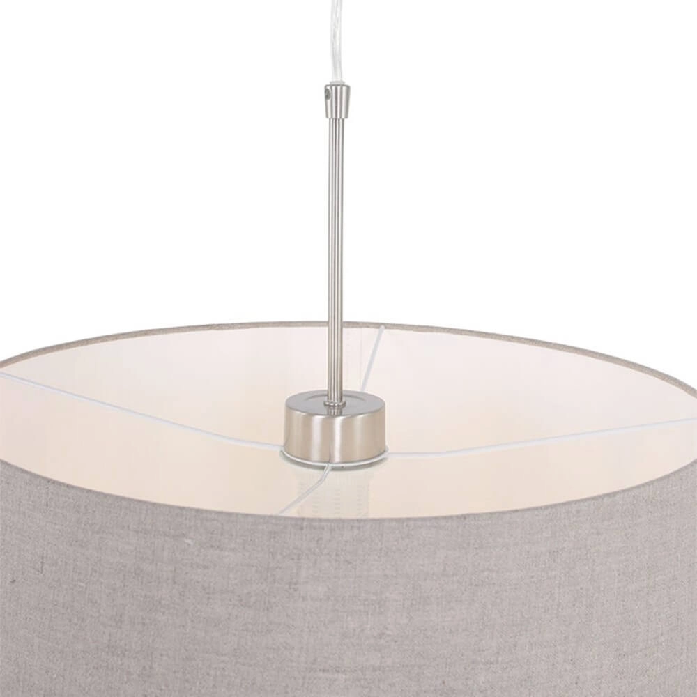 Hanglamp Gramineus met taupe kap Steinhauer 8712746088755