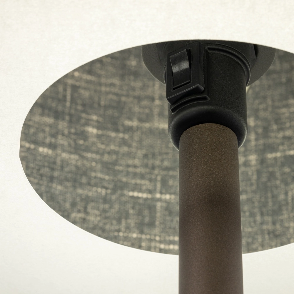 Vloerlamp Amarela zwart melange Ø 46cm Lyora 5903139116633