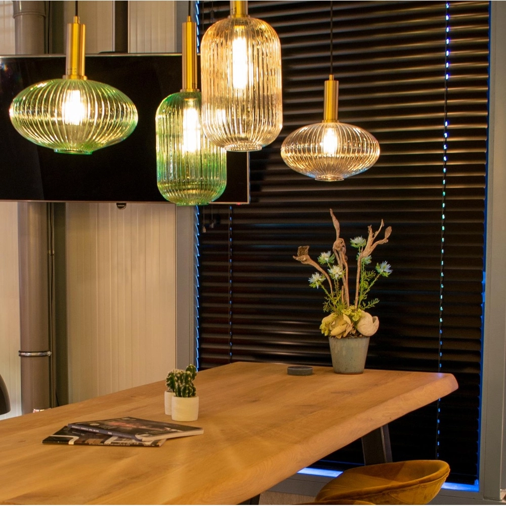 Hanglamp Maloto Ø 20cm amber Lucide 5411212451187
