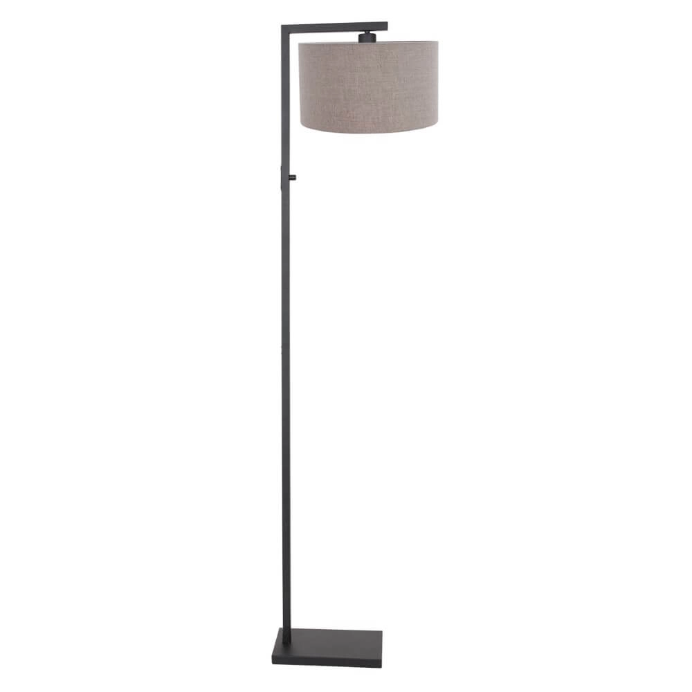 Vloerlamp Stanger met taupe kap Vloerlamp Stanger met taupe kap