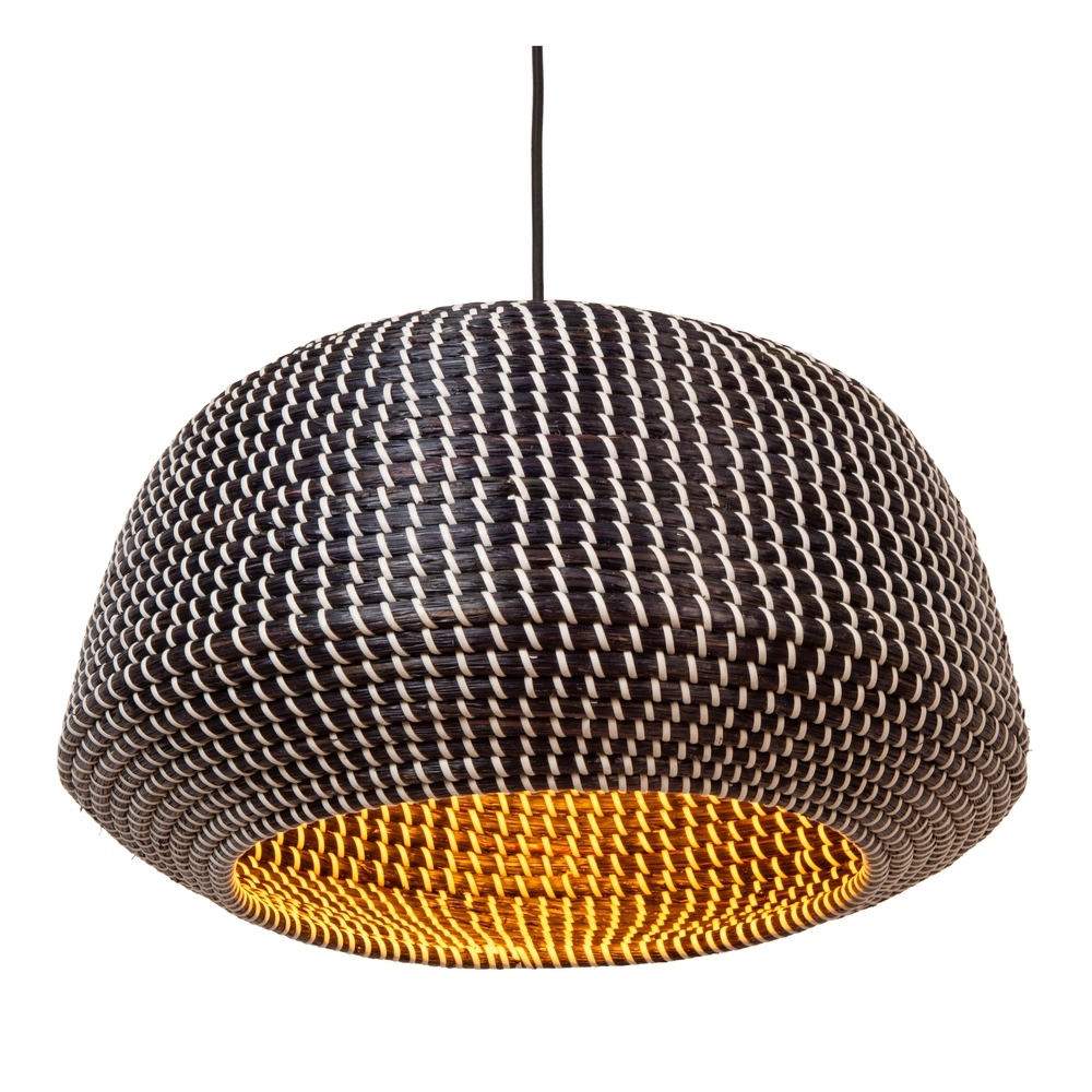 Zeegras hanglamp Maduka Ø 47cm - zwart Premium by Lucide 5411212106056