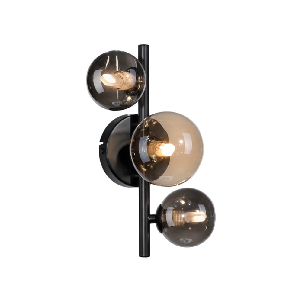 Zwarte wandlamp Popsicle 3-lichts Paul Neuhaus 4012248375501