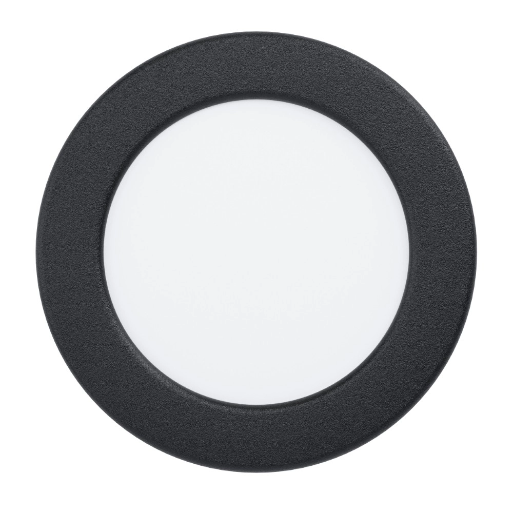 IP44 inbouw lamp Fueva 6-Z Zigbee - zwart - Ø 12cm