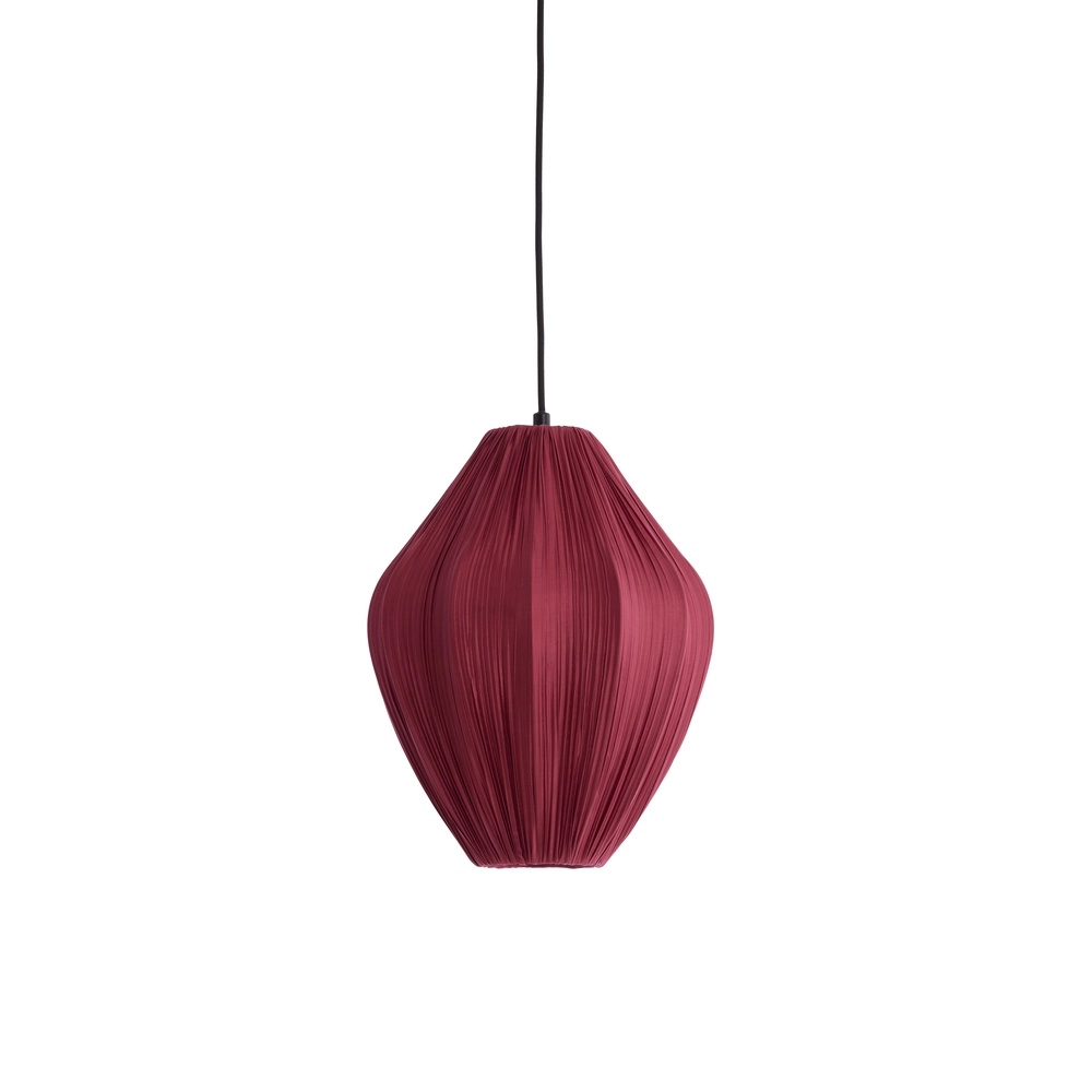 Hanglamp Verita Ø 31cm - bordeaux kap