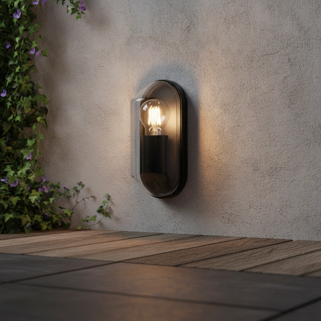Klassieke wandlamp Amel antraciet