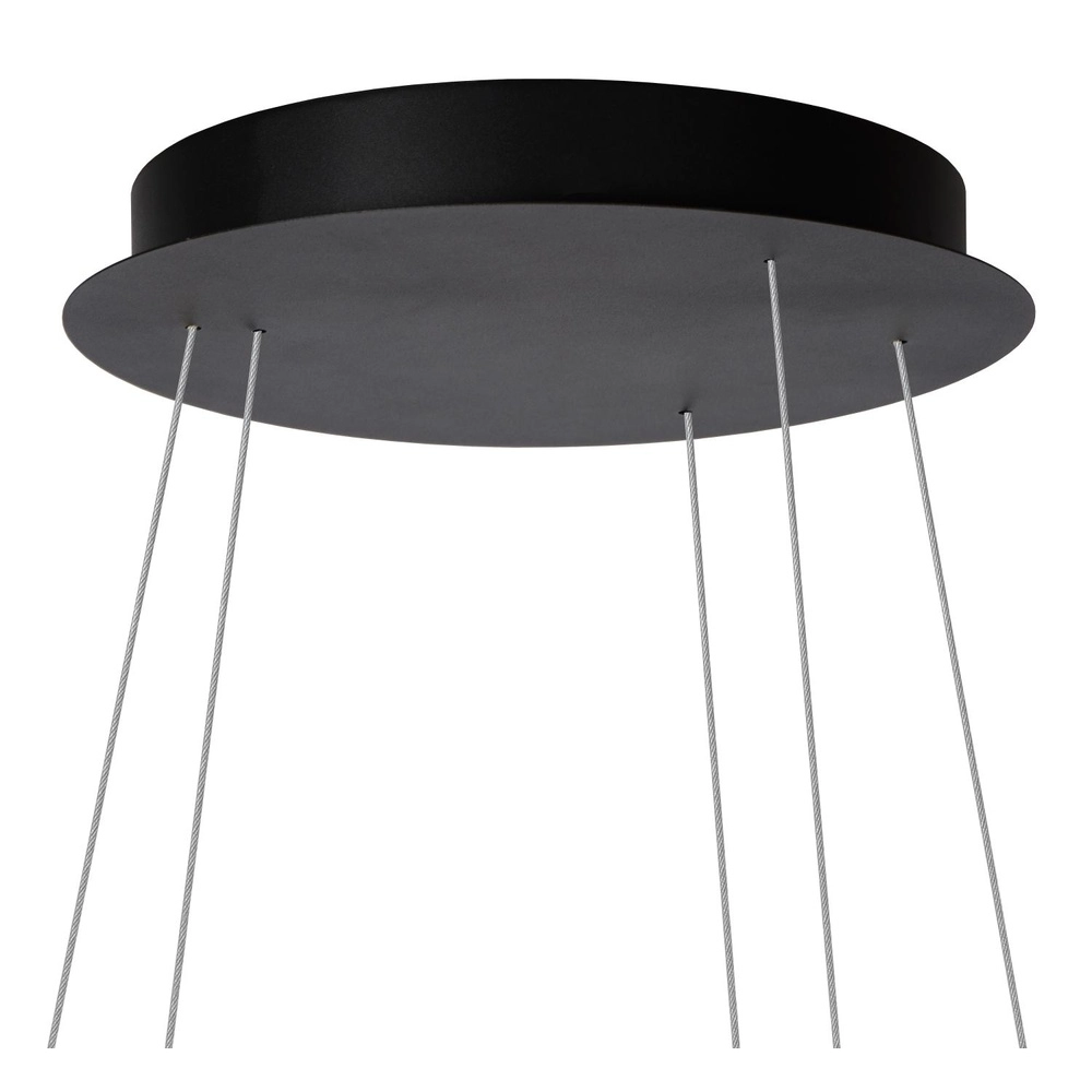 Moderne hanglamp Triniti dimbaar zwart Lucide 5411212460714