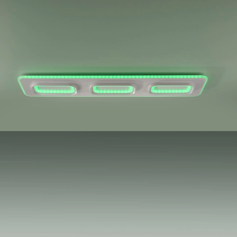 Witte plafondlamp Q-Kalina rechthoekig Paul Neuhaus 4012248385999