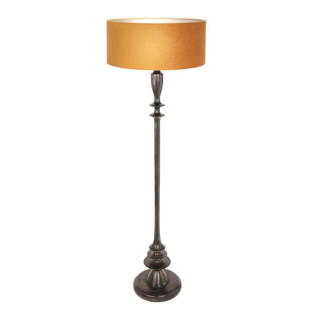 Vloerlamp Bois met gouden kap Steinhauer 8712746172768