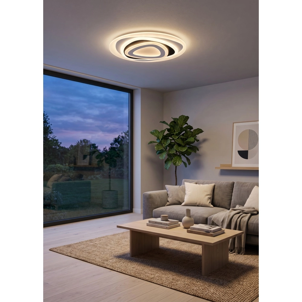 Plafonniere Zilo modern wit