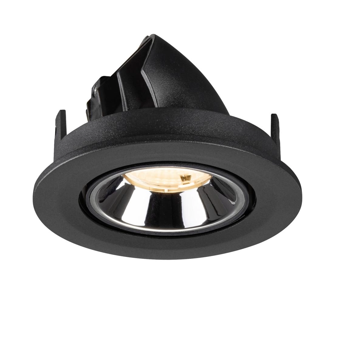 Inbouwspot Numinos Gimble S zwart/chroom 2700K - 55gr SLV 4024163313674