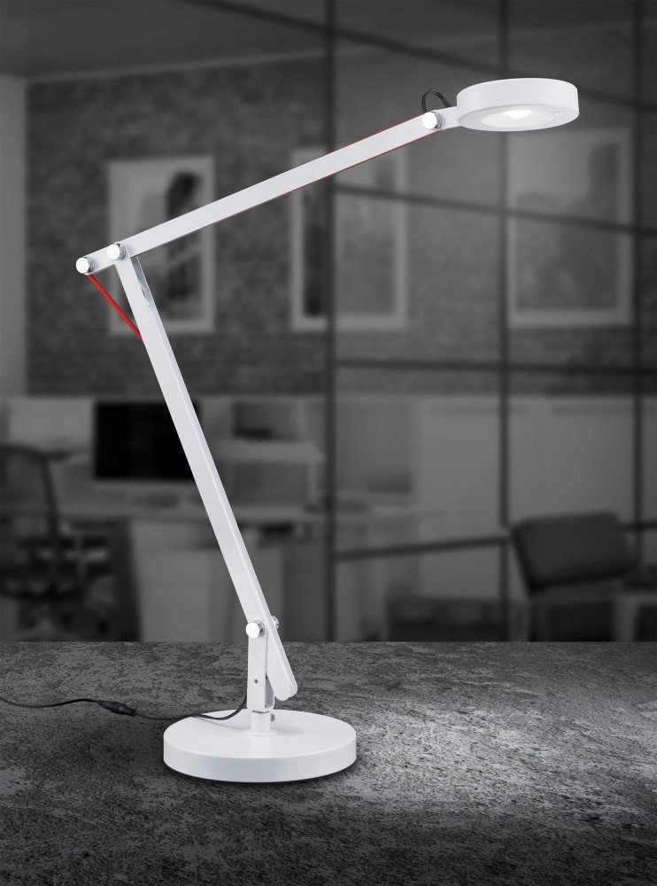 Design bureaulamp Amsterdam wit Trio 4017807276046